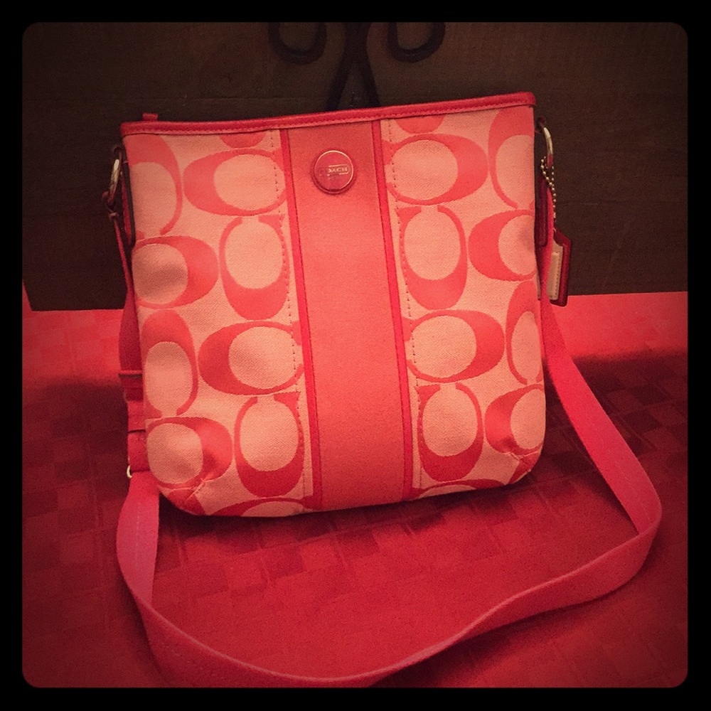 Coach Pink Crossbody Purse